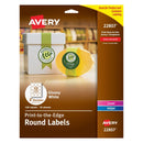 Avery 22807 2" Blank Round Labels for Essential Oil Bottles