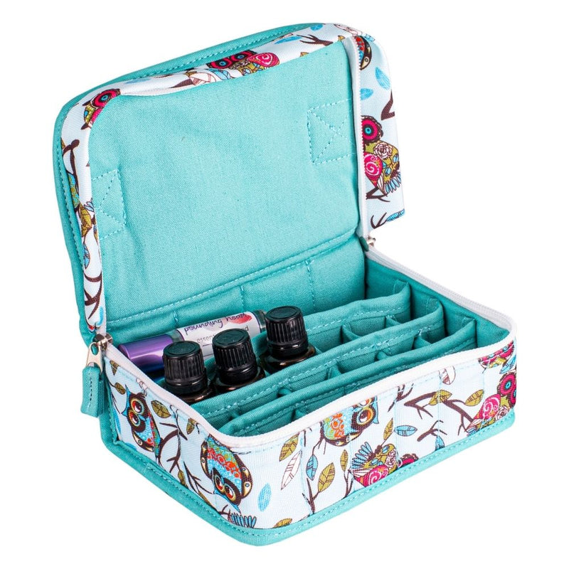 Essential Oil Patterned Soft Sided Case (Holds 18+)