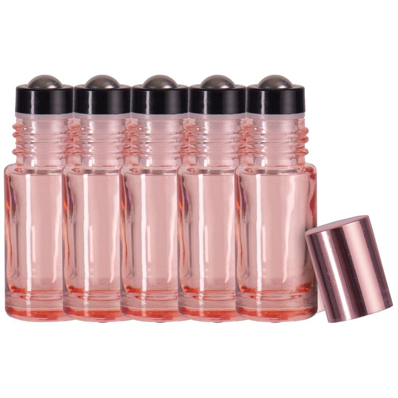 Clear Rose Gold-5-Pack